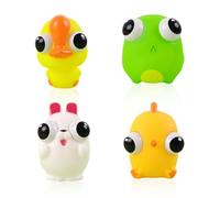 Squishy Pascua, 4 PCS Squishy Toys, Squishies, Squishy Kawaii, Juguetes Squishy, Squeeze Juguetes, Juguetes Antiestres Squishy, Regalos para Pascua, Navidad, Fiestas de Cumpleaños (B)