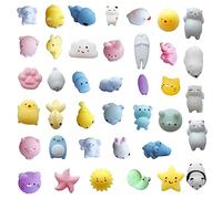 Squishy Regalos Cumpleaos Pack 40,Mini Mochi Squishies Animales Tipo,Juguetes Fidget Kawaii Relleno para Bolsas Fiesta,Premios para Aula Fiestas Infantiles,Juguete Silicona Sin Txico para Nios Nias