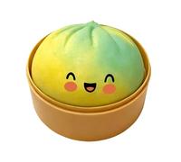 Squishy Sensory Dumpling, Glitter Stress Relief Ball, Palm Size Fidget Toy with Soft Texture, Slow Rise Elastic Silicone, Toy with Design, Calming Gift for Kids Teens