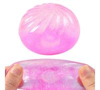 Squishy Stress Ball, Soft Squeeze Fidget Toy, Fidget Ball with Bun Shape, Elastic Silicone Pressure Reliever, Dumpling Toy with Cute Style, Anxietys Aid for Offices Home