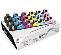 Squuido 18 Cartuchos de Tinta 363 363XL compatibles para HP Photosmart C7280 C8180 C5180 C6180 C6280 C7180 3310 3210 3110 8250 D6160 D7160 D7260 D7460 | Alto Rendimiento