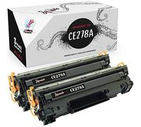 Squuido 2 Cartuchos de tóner CE278A compatibles para HP Laserjet Pro M1536 MFP M1536dnf P1560 P1566 P1600 P1606 P1606dn Canon i-SENSYS LBP6200d | Alto Rendimiento 2100 páginas