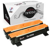 Squuido 2 Cartuchos de tóner TN1050 TN 1050 compatibles para Brother MFC-1810 MFC-1910W HL-1110 HL-1112 DCP-1510 DCP-1512 DCP-1610W DCP-1612W HL-1210W HL-1212W | Alto Rendimiento 1000 páginas