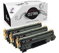 Squuido 3 Cartuchos de tóner CE278A compatibles para HP Laserjet Pro M1536 MFP M1536dnf P1560 P1566 P1600 P1606 P1606dn Canon i-SENSYS LBP6200d | Alto Rendimiento 2100 páginas