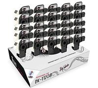 Squuido 30 rollos DK-11204 DK11204 Etiquetas compatibles para Brother P-Touch QL-500 QL-550 QL-560 QL-570 QL-580 QL-700 QL-800 QL-810W QL-820NWB QL-1100 1110NWB | 17mm x 54mm | 400 Etiquetas por Rollo