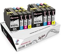 Squuido 8 Cartuchos de Tinta 950XL 951XL compatibles para HP OfficeJet Pro 8600 8610 8620 8100 251dw 276dw 8615 8616 8625 8630 8640 8660 | Alto Rendimiento 2300/1500 páginas
