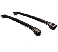 SQWDWEGF Baca de Coche 2 Piezas Aptas para Land para Cruiser para Prado FJ150 10-20 Barras Transversales Portaequipajes Techo Barras Aleación Bloqueables Baca Coche(Negro)