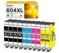 Sqwekd 604XL Cartuchos Tinta compatibles para Epson 604 para Epson XP 2200 para Epson XP 3200 para Expression Home XP-4200 XP-2205 XP-4205 Workforce WF-2930 (4 Negro, 2 Cian, 2 Magenta, 2 Amarillo)