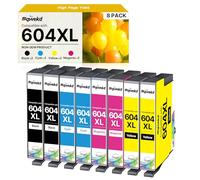 Sqwekd 604XL Cartucho de Tinta Compatible con Epson 604 para Tinta Epson XP 2200 para Expression Home XP-3200 XP-4200 XP-2205 XP-4205 Workforce WF-2935 (2 Negro, 2 Cian, 2 Magenta, 2 Amarillo)