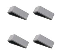SQXBK 4 almohadillas de base de refrigeración para computadora, antideslizantes, inclinadas, soporte de ventilación para teclado de computadora, color gris, 7,5 x 2,5 cm