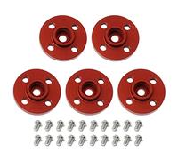 SQXBK Brazo servo 25T 5 piezas 25T tipo redondo servo cuerno robot brazo aleación de aluminio CNC estándar metal balancín servo accesorios brazo de dirección de disco para modelo RC coche robot barco