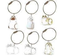 SQYDFDC 2 Paquetes de Llavero para el Cabello de Gato como Botella de Memorial para Mascotas para Salvar el Pelaje, Accesorios de Amantes de Las Mascotas NO.1 and NO.6 2 Piezas