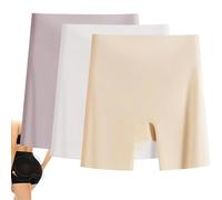 SQYZRZ Choosemuc Underwear, Women's 7A-Grade High-Waisted Invisible Ice Silk Tummy Control and Butt Lift Underwear 3-in-1 (3PCS-B,XXL)