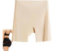 SQYZRZ Choosemuc Underwear, Women's 7A-Grade High-Waisted Invisible Ice Silk Tummy Control and Butt Lift Underwear 3-in-1 (Skin,XXL)