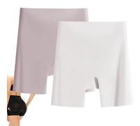 SQYZRZ Choosemuc Underwear, Women's 7A-Grade High-Waisted Invisible Ice Silk Tummy Control and Butt Lift Underwear 3-in-1 (2PCS-A,3XL)
