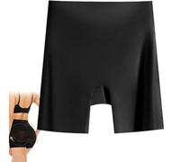 SQYZRZ Choosemuc Underwear, Women's 7A-Grade High-Waisted Invisible Ice Silk Tummy Control and Butt Lift Underwear 3-in-1 (Black,3XL)