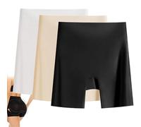 SQYZRZ Choosemuc Underwear, Women's 7A-Grade High-Waisted Invisible Ice Silk Tummy Control and Butt Lift Underwear 3-in-1 (3PCS-D,L)