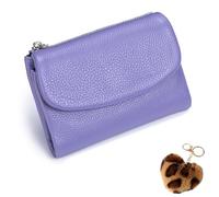 SQYZRZ Unisex Pebble Leather Wallet, Soft Pebble Leather Wallets for Women, Unisex Clutch Bags, Can Hold Coins, ID Cards, Ultra Thin Clutch for Ladies (O)