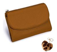 SQYZRZ Unisex Pebble Leather Wallet, Soft Pebble Leather Wallets for Women, Unisex Clutch Bags, Can Hold Coins, ID Cards, Ultra Thin Clutch for Ladies (A)