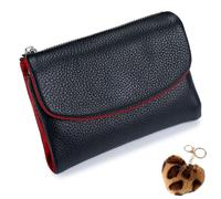 SQYZRZ Unisex Pebble Leather Wallet, Soft Pebble Leather Wallets for Women, Unisex Clutch Bags, Can Hold Coins, ID Cards, Ultra Thin Clutch for Ladies (I)