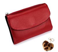 SQYZRZ Unisex Pebble Leather Wallet, Soft Pebble Leather Wallets for Women, Unisex Clutch Bags, Can Hold Coins, ID Cards, Ultra Thin Clutch for Ladies (H)