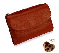 SQYZRZ Unisex Pebble Leather Wallet, Soft Pebble Leather Wallets for Women, Unisex Clutch Bags, Can Hold Coins, ID Cards, Ultra Thin Clutch for Ladies (E)