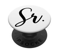 Sr. Español Mr. Husband Wife Wedding Mrs Sra Matching, Señor PopSockets PopGrip Adhesivo