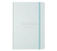 Sr. Pen - Oraci n por mi hijo (21,5 x 14,5 cm), 80 hojas, diario de oraci n azul susurrante para mujeres, oraciones por mi hijo, oraciones por mi