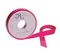 SR SUPER RIBBONS®™ - Cintas de satén para envolver regalos, decoración de fiestas, coche de boda, Navidad, globos, pelo, pastel, regalos, ramo de boda (rosa intenso, 6 mm x 20 m)