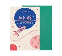 Sr. Wonderful - Mapa - Lo digo y lo repito: Nuestra Historia es de Otro Planeta - Postal con Mensaje de Amor