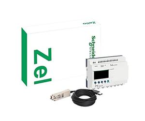 SR2PACK2BD Juego de inicio Zelio Logic para carril DIN -20-40°C 24VDC SCHNEID...
