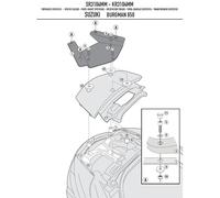 GIVI SR3104MM Top Case Carrier -M6M- Monolock, negro
