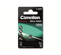 SR58W Camelion 1.55 V Plata Pila de botón de óxido de la célula
