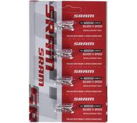 SRAM 00.2518.003.000 Eslabon De Cadena Power Lock 11V Silver 1 pack ( 4 Unidades), Unisex Adulto, Plateado