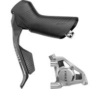 SRAM 00.7018.551.000 Comando sx + Pinza Disco Red AXS anteriore Flat Mount 2 velocità E1, Unisex-Adult, Black, One Size