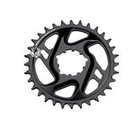 SRAM 11.6218.030.270 Cadena Hojas X de Sync Eagle CF 32T, Aluminio 12 aumentos, 6 mm Compensar, Estándar, Negro
