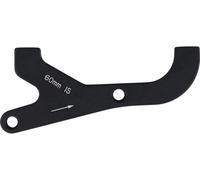 SRAM Adaptador de frenos de disco para discos de 200 mm negro RT IS auf PM