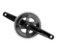 SRAM Corporation Europe SRAM_710845864506 Juego de bielas Rival D1 175 mm 43-30 Ancho Dub Negro Brillante AFT, Unisex-Adult, Black, 175mm 47.5mm