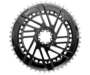 SRAM Force 2X - Juego de Bandeja (48/35 t, 2 x 12 velocidades, 8 Pernos, Montaje Directo, Negro, E1)