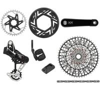 SRAM Grupo XX Eagle Transmission AXS 1x12 velocidades E-MTB para Brose negro 165.0 mm 36 Dientes. 10-52