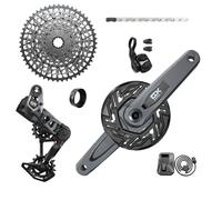 Sram GX Eagle E-MTB Transmission Kit Juego de bielas 160mm, cambio T-Type, cadena 126 eslabones, cassete XS-1275, mando AXS POD