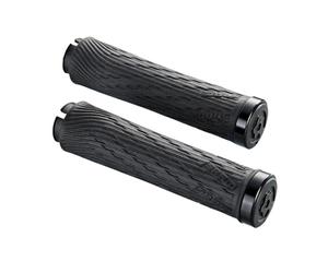 SRAM - J.PUÑOS SRAM P/GRIP SHIFT 122 mm NEG+ABRAZAD.PLATA