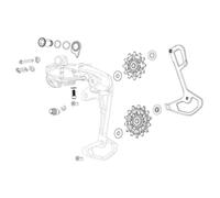 Sram Jaula Interior Cambio Apex XPLR AXS, Adultos Unisex, Multicolor (Multicolor), Talla Única