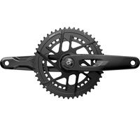 SRAM Juego de bielas con potenciómetro Rival E1 DUB DM 2x12 velocidades negro
