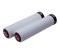 Agarres Sram Locking Grips Mousse 129Mm White With Single Black Clamp And End Plug TU