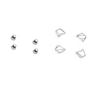 SRAM Road Red Quarq-Kit de Pernos Ocultos de Anillo de Cadena de 5 Brazos, Acero Negro, Hombre, Aplica