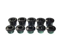 Sram Kit de 5 tornillos M8.5 y 5 tuercas para plato de carretera 2x - Negro Aluminio 40g
