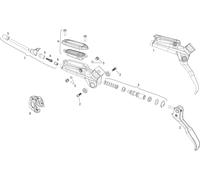 SRAM Piezas de repuesto de palanca de frenos Level Ultimate negro