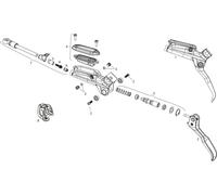 SRAM Piezas de repuesto de palanca de frenos Level Ultimate negro