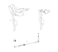 SRAM Piezas de repuesto p. palancas de cambios/frenos Red eTap® HRD one_size